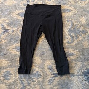 lululemon athletica align high waisted 23” Black Leggings size 14